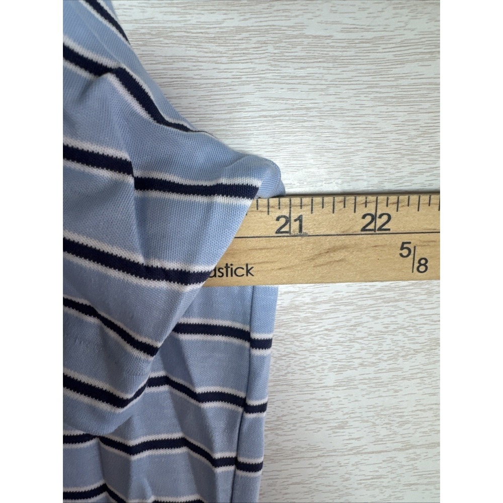 NWT Polo Ralph Lauren Men's Striped Polo Shirt Blue Sz Med 100% Cotton - Picture 5 of 7